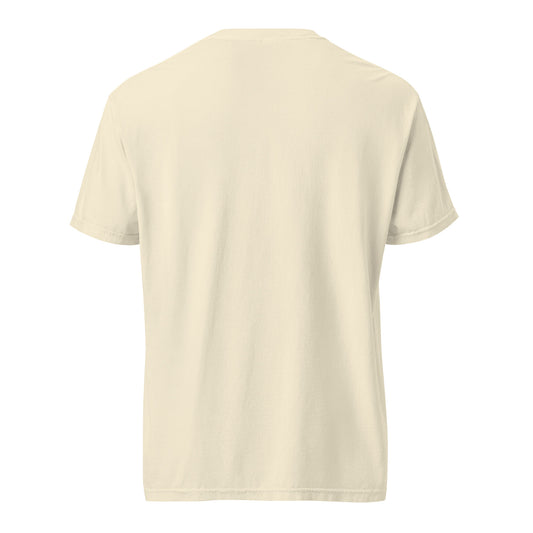 Ivory LKS Local Kindness Solidarity heavyweight tee — back view