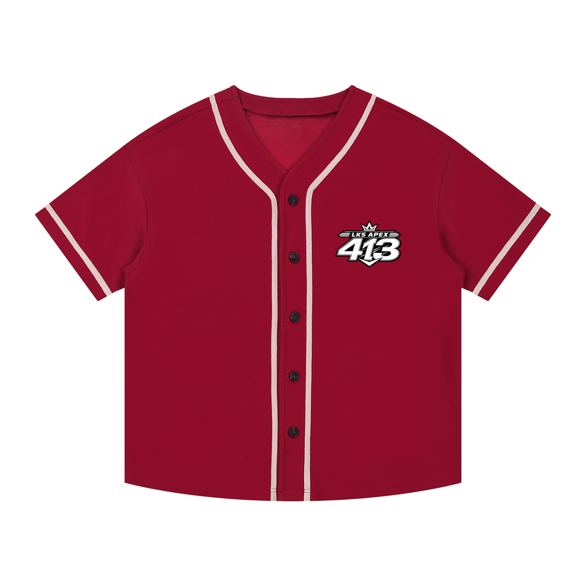 LKS APEX Contrast Piped Button-Up Jersey