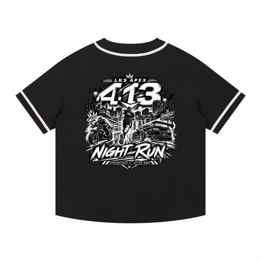 LKS APEX Contrast Piped Button-Up Jersey