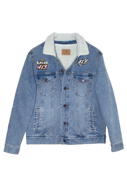 Unisex Sherpa Lined Denim Jacket