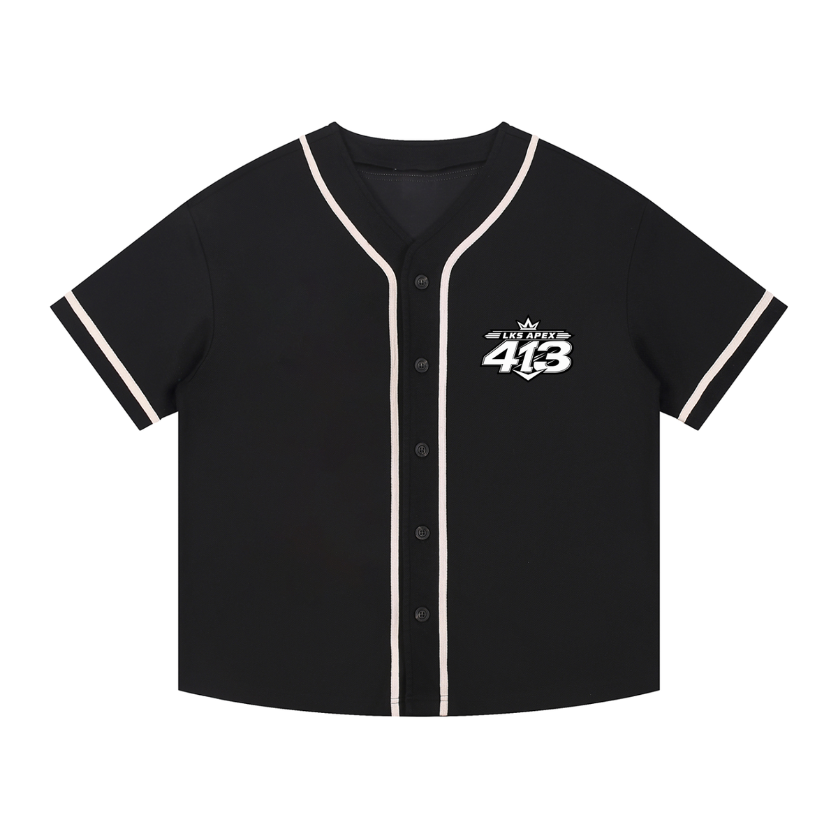 LKS APEX Contrast Piped Button-Up Jersey