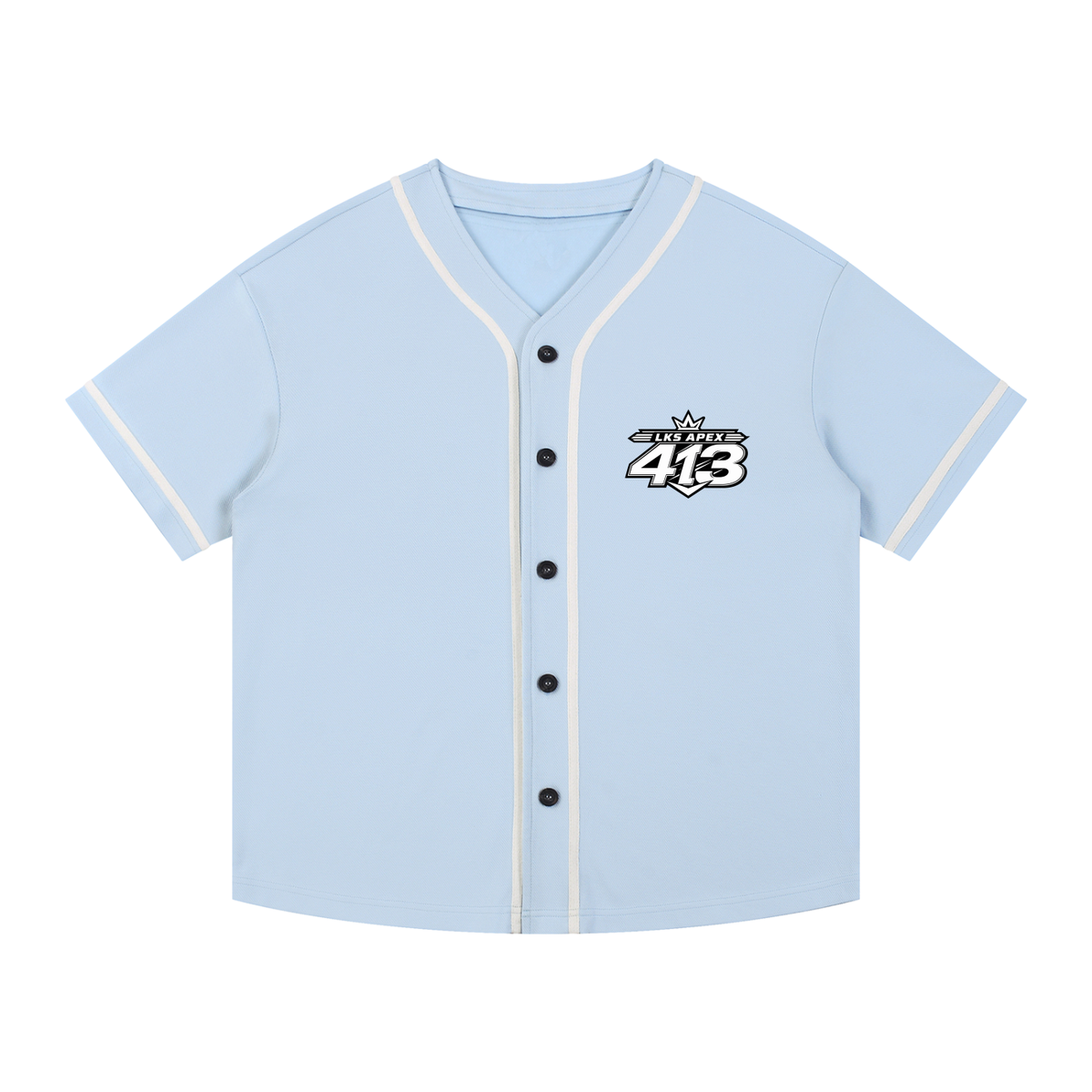 LKS APEX Contrast Piped Button-Up Jersey