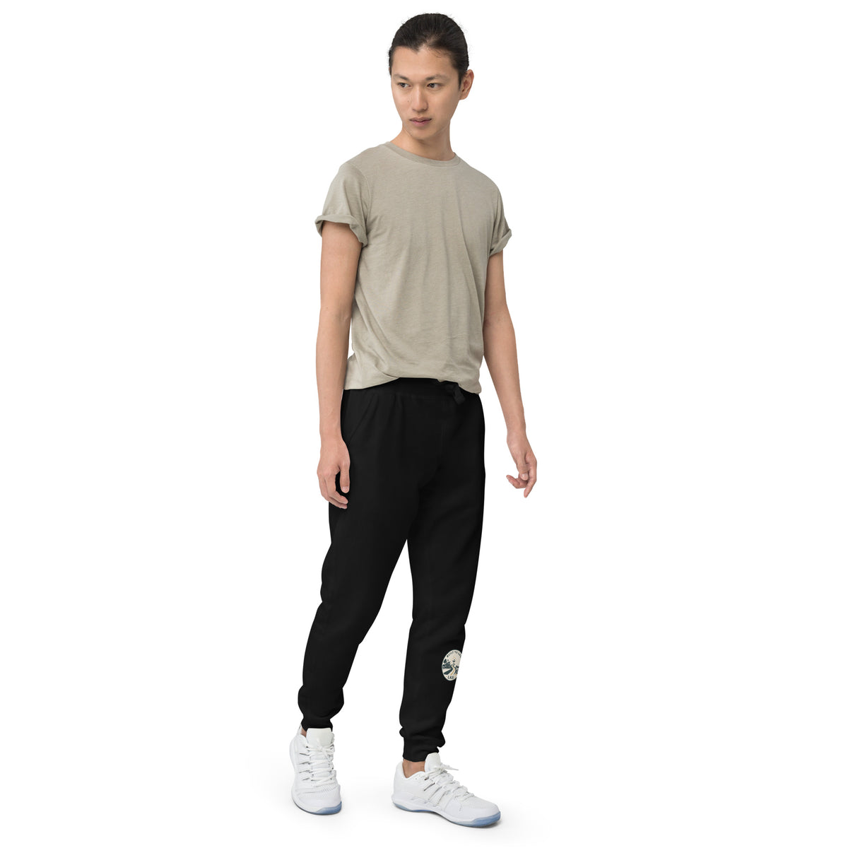 Black Built in the Community Sweatpants — right-front view