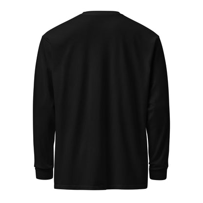 Black LKS Loyalty Kindness Strength Heavyweight Long Sleeve — back view