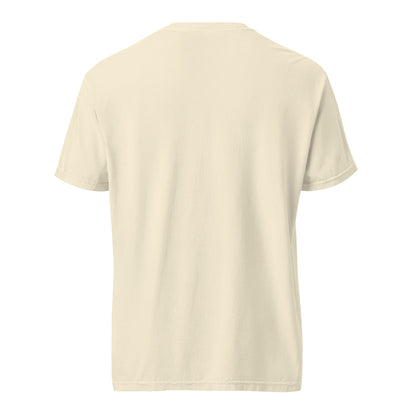 Ivory LKS Local Kindness Solidarity heavyweight tee — back view