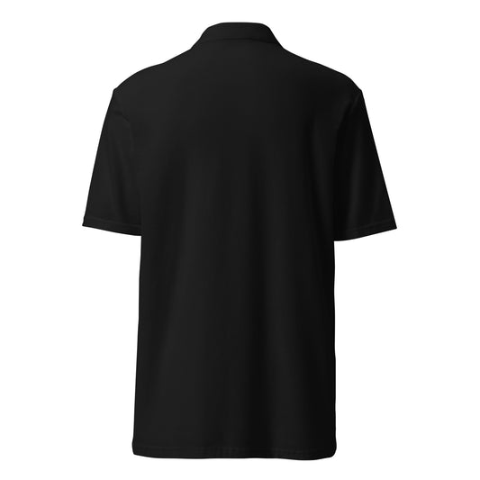 Black LKS Uniform-Friendly Pique Polo — back view