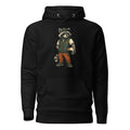 LKS Road Roots Raccoon Premium Hoodie in black — centered front graphic